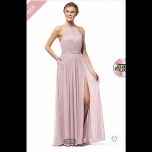 New Azazie Dusty Mauve Bridesmaid Dress